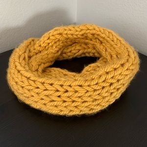 Infinity scarf mustard color